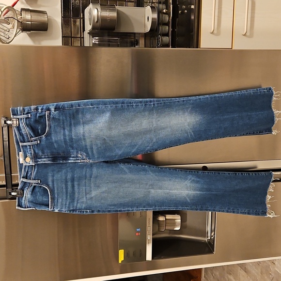 💕MOTHER💕 The Hustler Ankle Fray Jeans ~ Grasping At Straws 31 NWOT - Picture 12 of 16